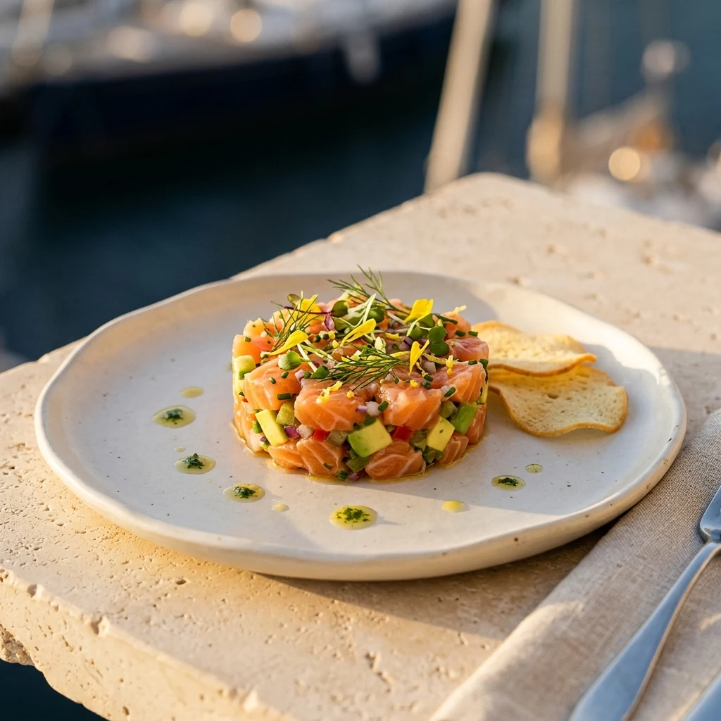 Tartar saumon