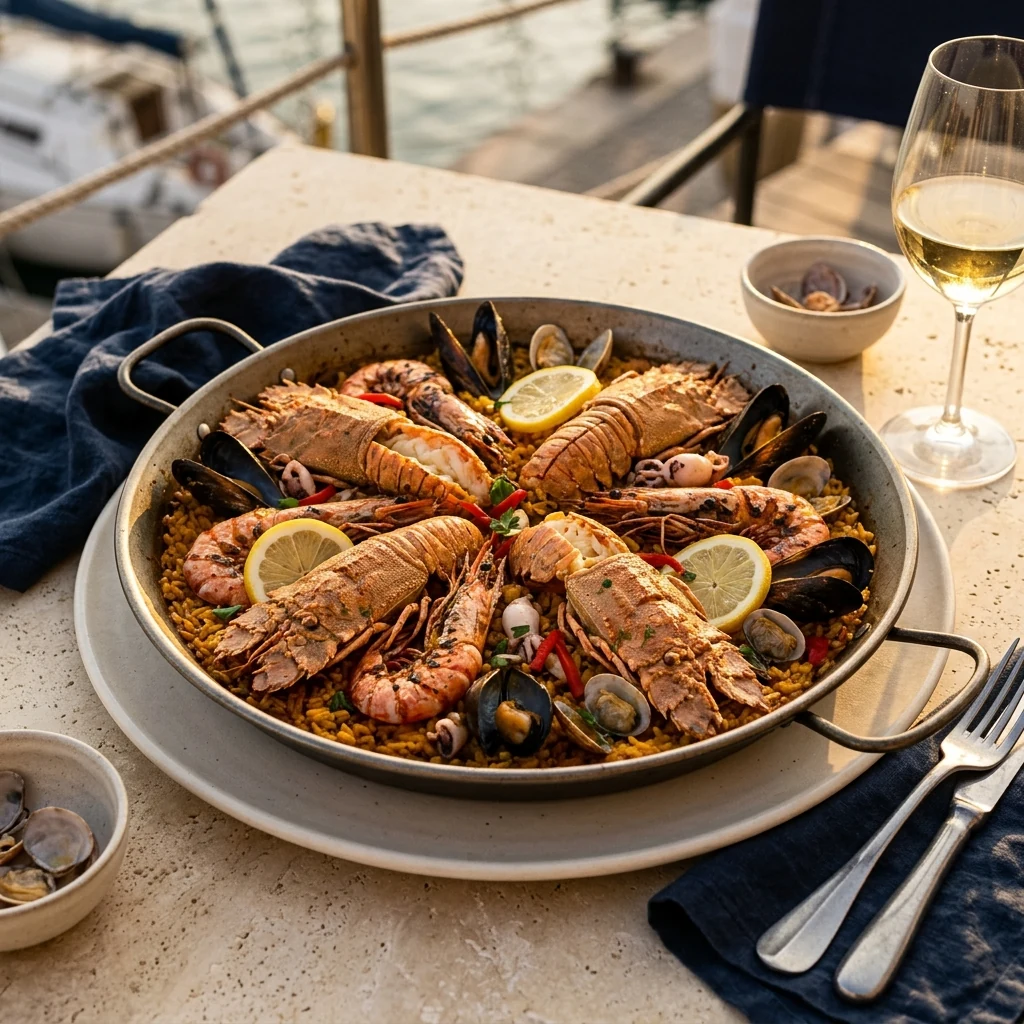Paella marinera