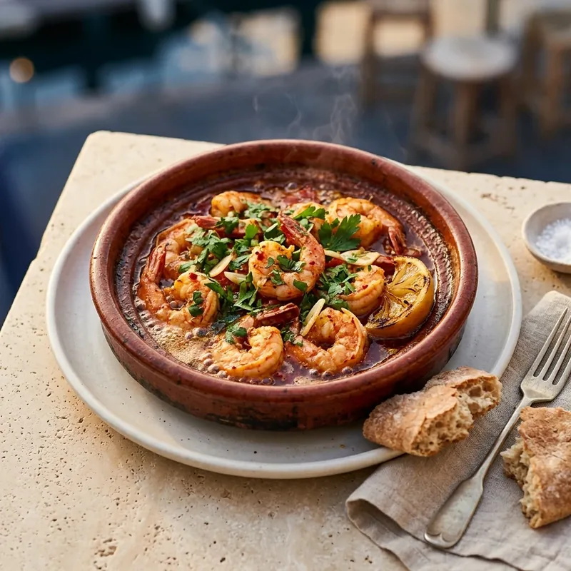 Crevettes Pil-Pil à la marocaine